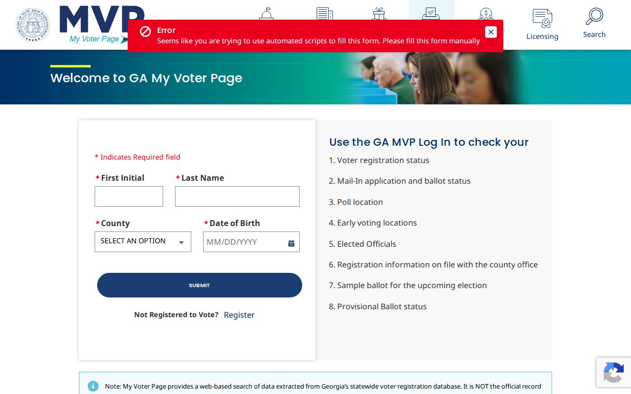 Duluth residents directory Georgia voter lookup