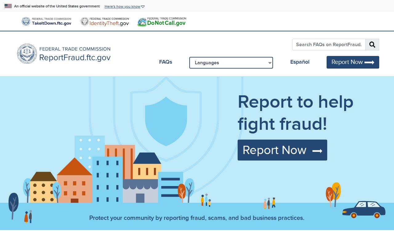 Duluth neighbors FTC fraud reporting channel