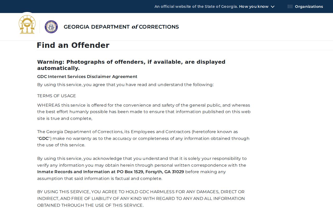 Duluth neighbors Georgia correctional offender query