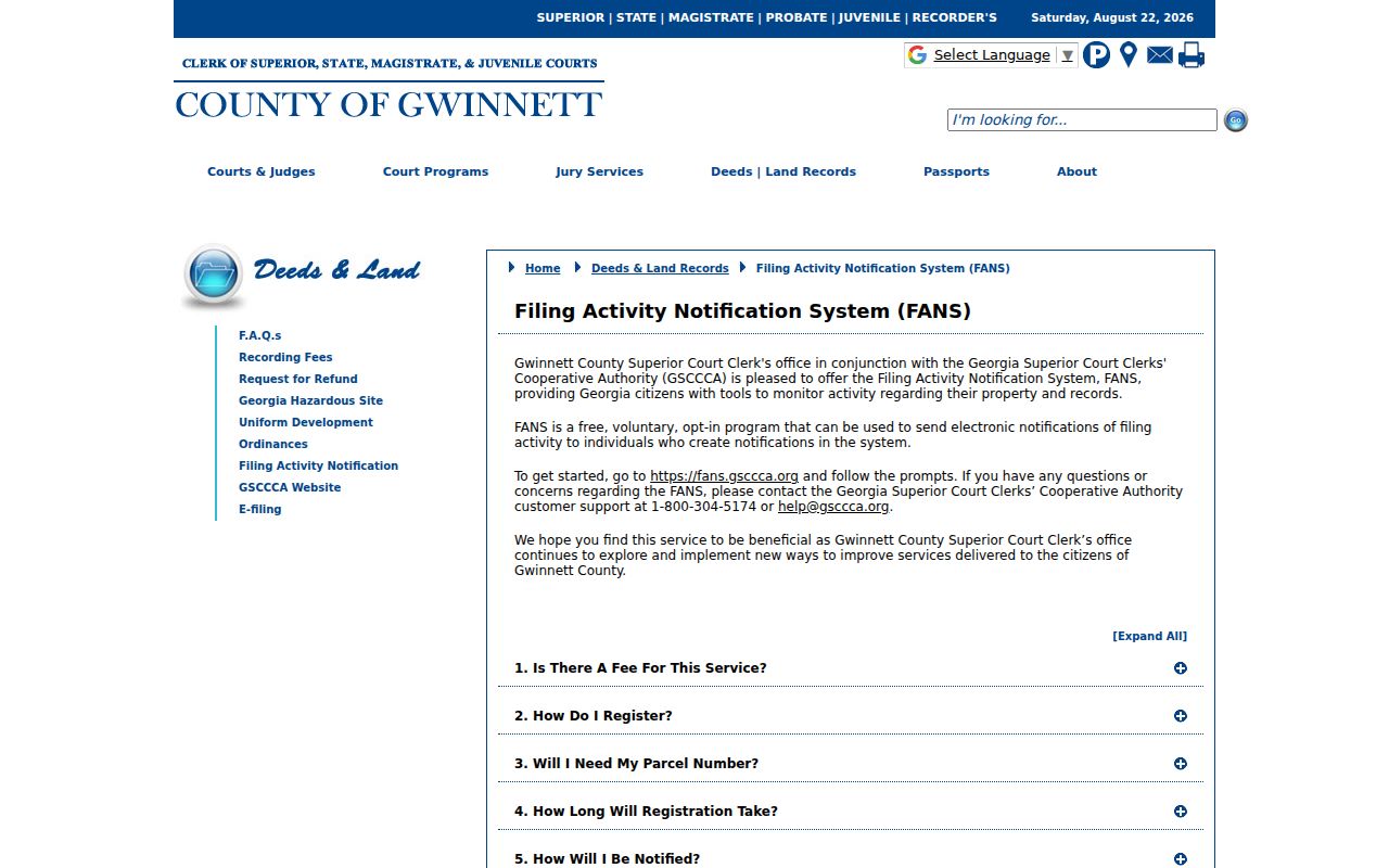 Gwinnett filing alerts for Duluth property